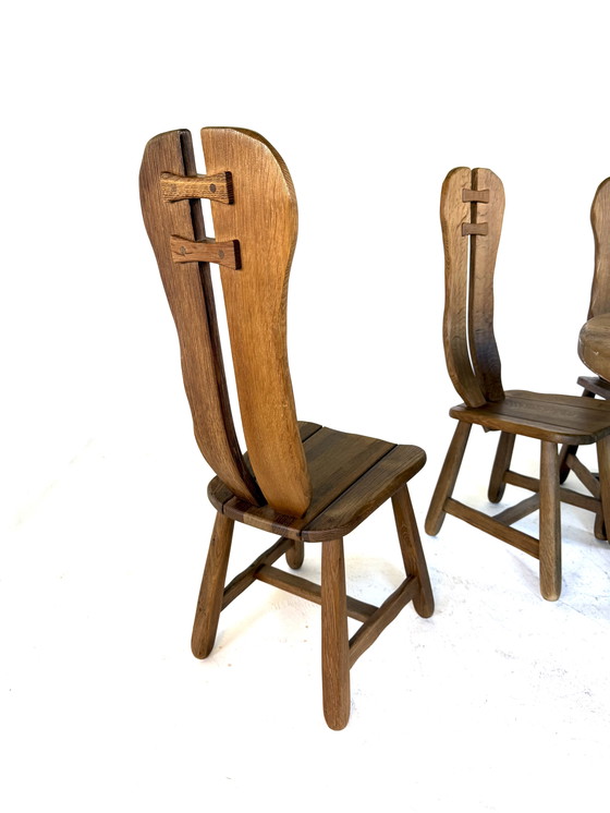 Image 1 of Brutalist dining set, De Puydt, Belgium ‘70