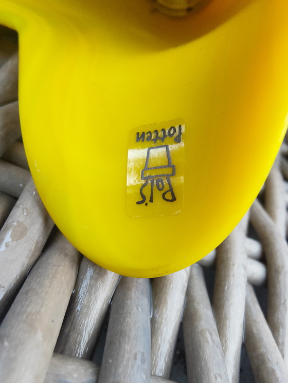 Image 1 of 3 bright Ochre yellow Pols Potten chalice ceiling lamps