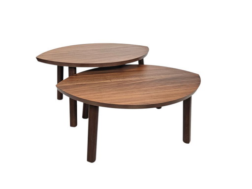 Ikea - modelo Stockholm - diseño Ola Wihlborg - Juego 'Mesas nido' - chapa de nogal