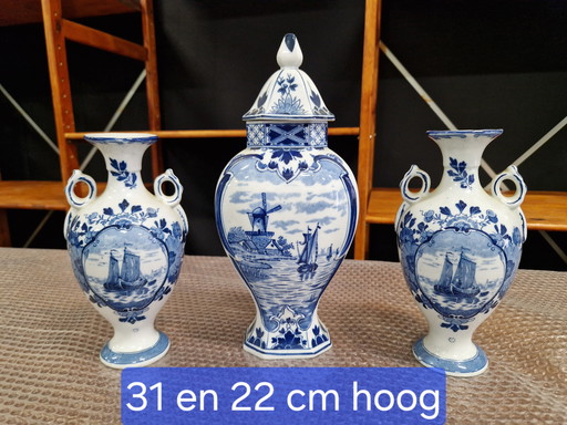 Wunderschönes Set aus Delfter Blau