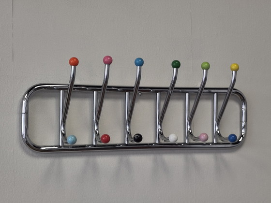 Image 1 of Vintage coat rack chrome atomic