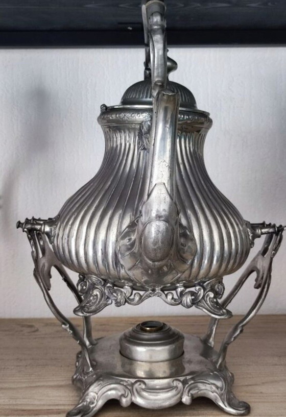 Image 1 of Engelse Shaw & Fisher Sheffield theepot 1835/72