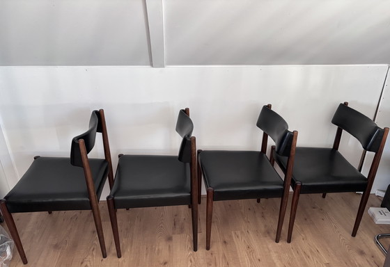 Image 1 of 4x chaise de salle à manger Aksel Bender Madsen