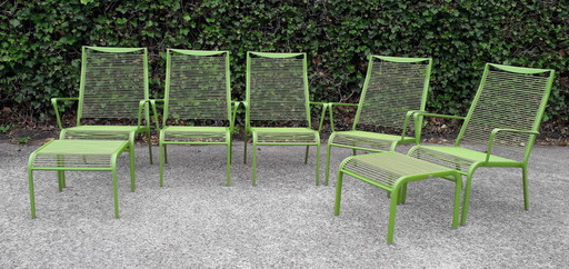5x Apple Bee Hawaï tuinstoelen