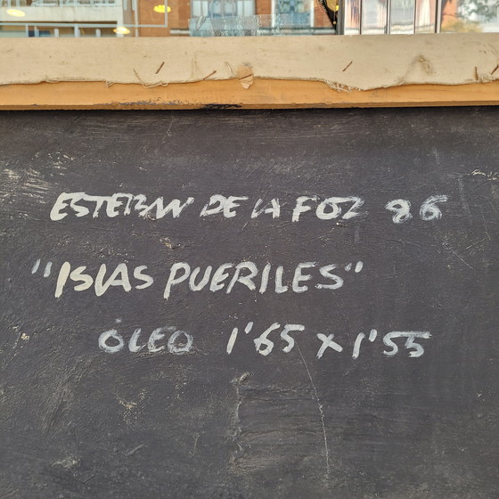 Image 1 of “Islas Pueriles” Esteban de la Foz, Abstracción, 1996 – Cantabria, España