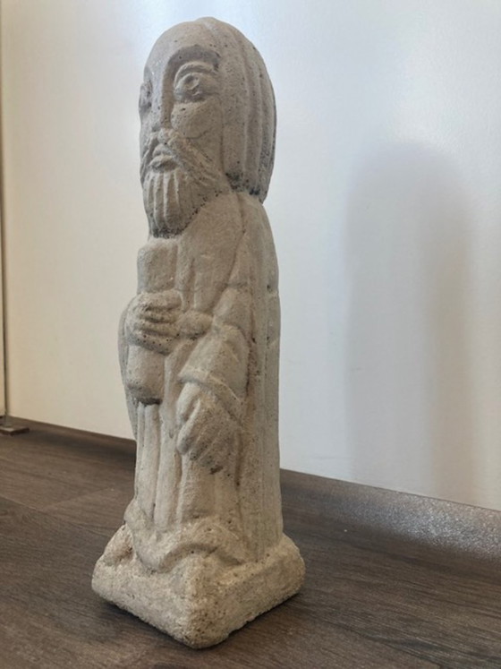 Image 1 of Steinskulptur, Mönch. Schwer!