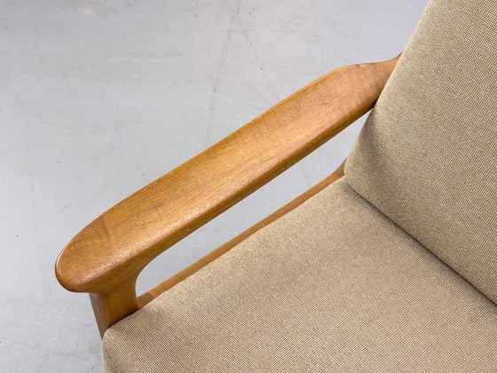 Danish Oak Lounge Chair and Ottoman by Juul Kristensen – Armchairs, Wood (photo 10 of 24)