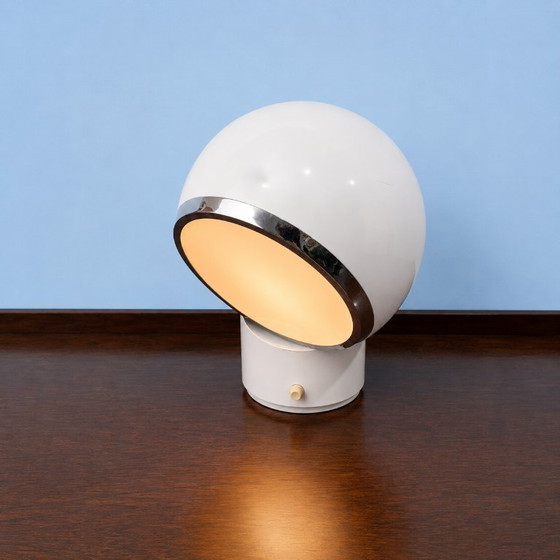 Image 1 of EXTREMELY RARE PAIR of Zeus lamps by Cini Boeri for Gavina, Italy, 1970s