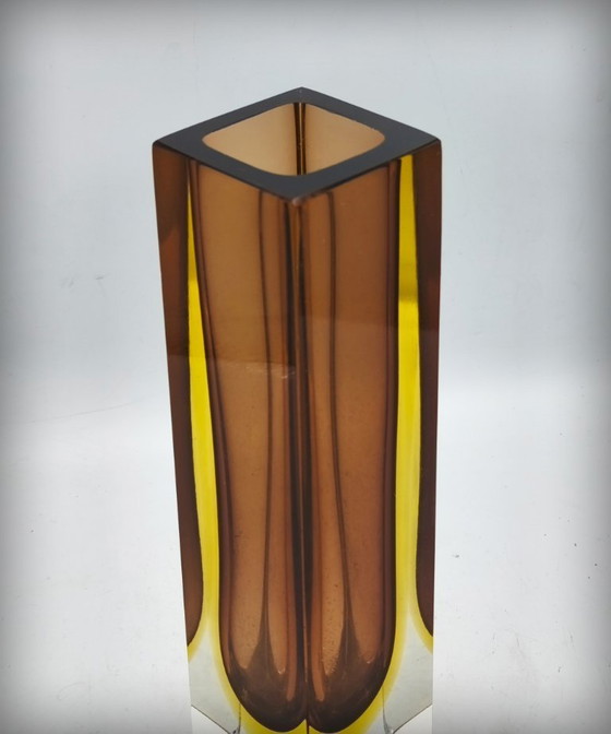 Image 1 of XXL Sommerso Vase By Flavio Poli, Murano, Italy, 1950s