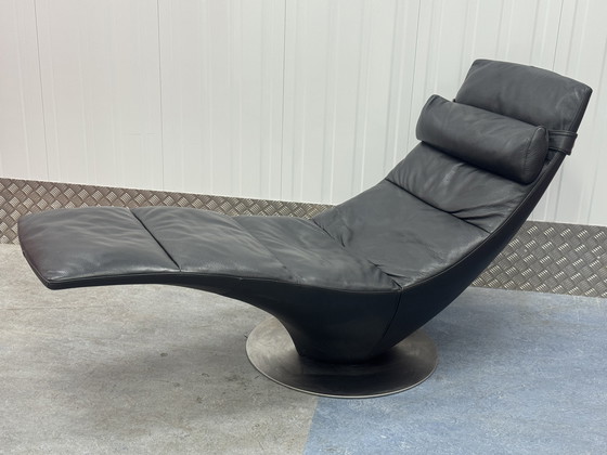 Image 1 of Italiaans design Natuzzi Lederen stoel loungestoel fauteuil