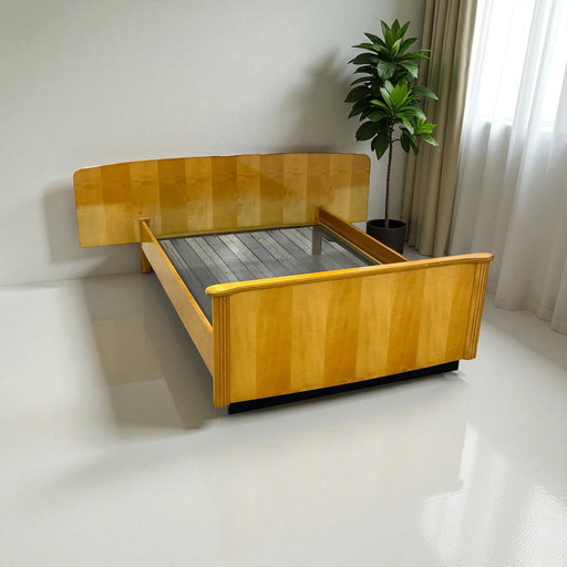 Letto matrimoniale vintage anni '60