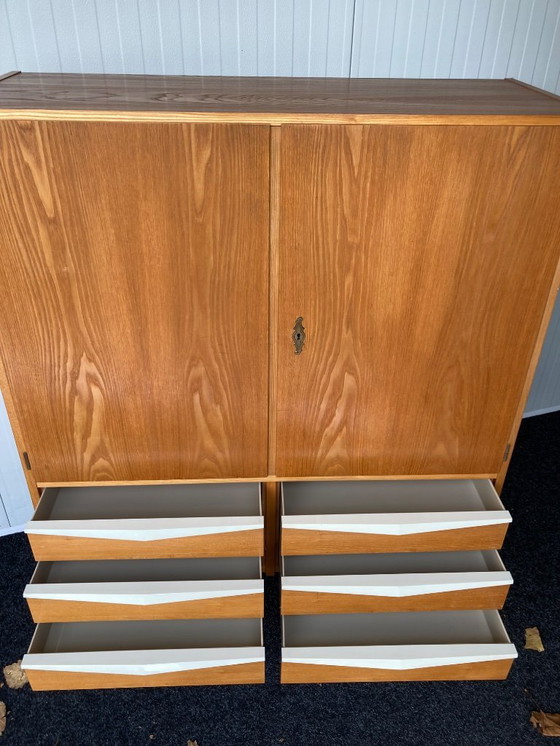 Image 1 of Mid-century vintage wardrobe Hellerau Franz Ehrlich