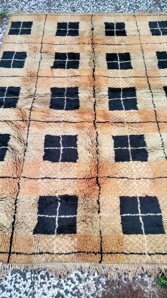 Image 1 of Handgeknoopt Berber tapijt wol 197x135cm