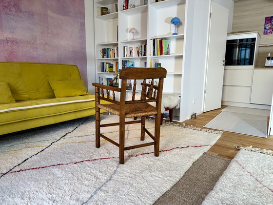 Image 1 of 1920s Antique Armchair Rustic Chair Vintage Chair Wicker Chair