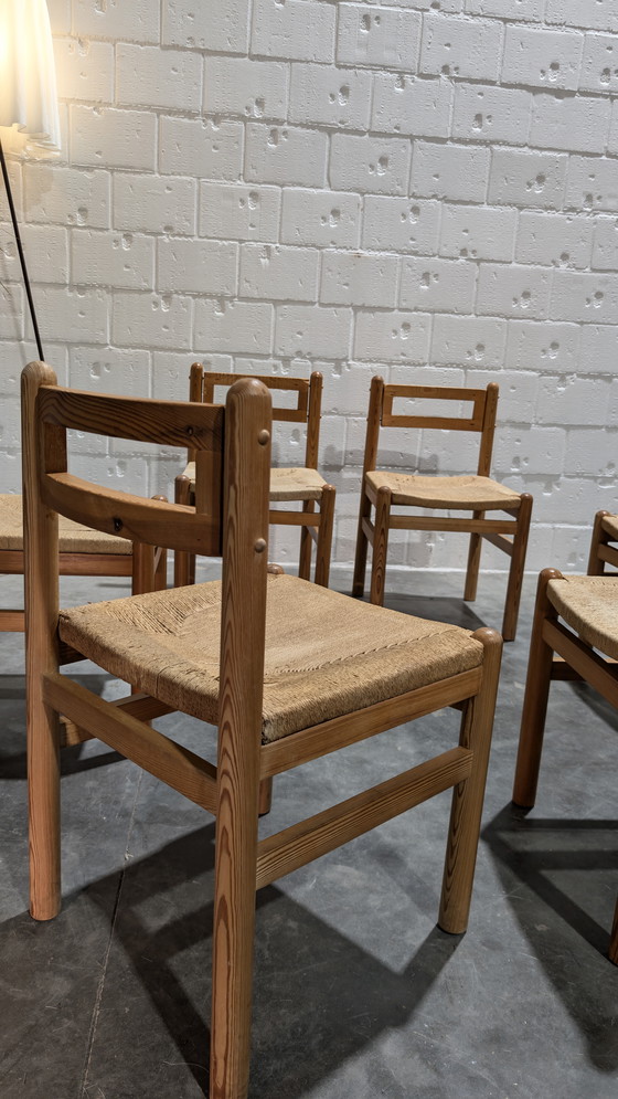 Image 1 of Brutalist Chairs Pinewood And Papercord 