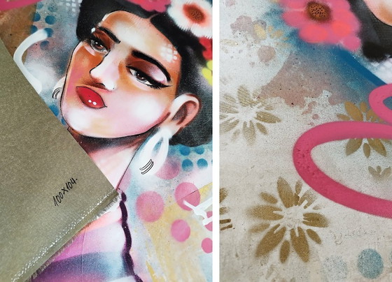 Image 1 of YOUTHONE - Madalena Carmen Frida Kahlo - Tela d'artista