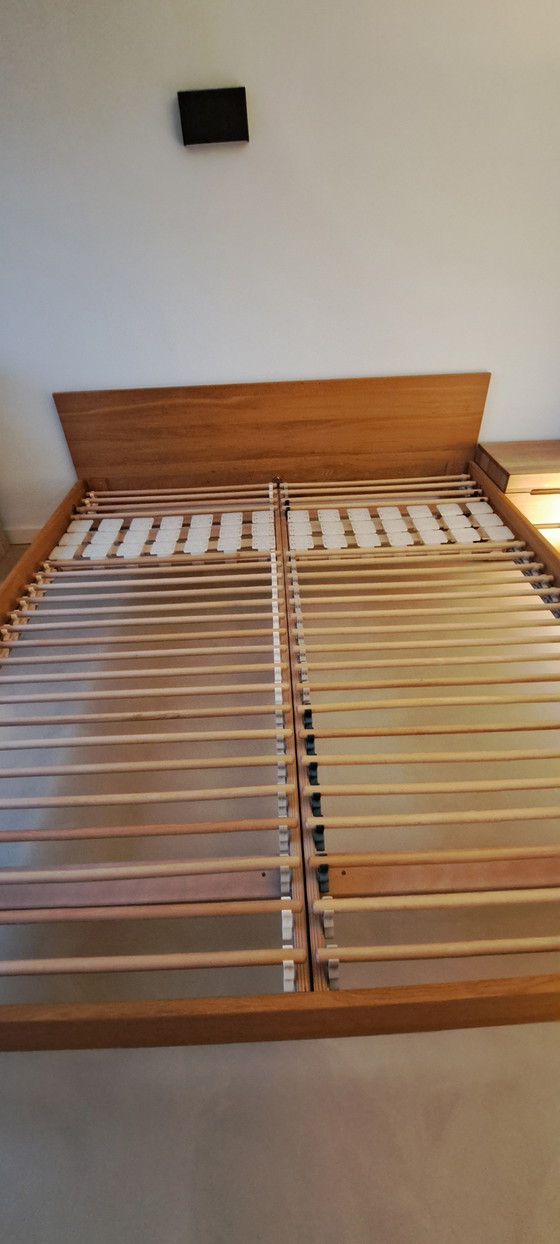 Image 1 of Massief eiken design bed 200x220 Loof/Tre Company  - gehele set
