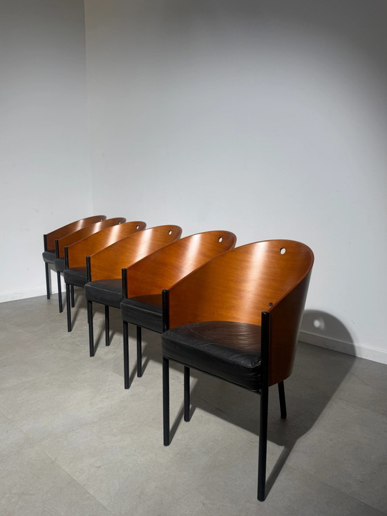 Set di sei sedie Costes originali di Philippe Starck per Driade, Poltrone (foto 2 di 10)