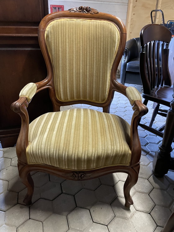 Image 1 of Conjunto de sofás Luis XV antiguos con 2 sillones