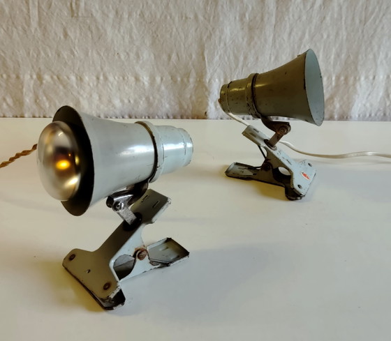 Faretto a pinza articolato di Philips - anni '50/'60 – Faretti, Metallo (photo 10 of 10)