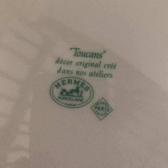 Image 1 of Assiette ou plat  Toucan Hermès 27 cm