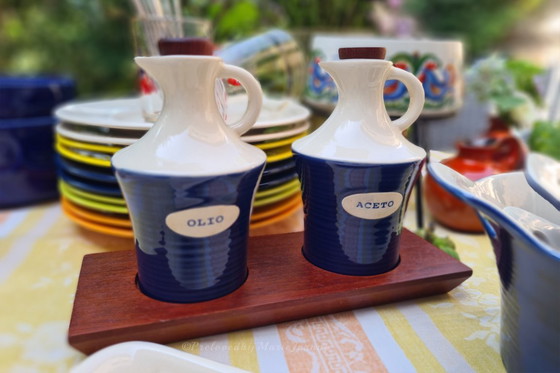 Image 1 of Malin Gustavsson per SAGAFORM Svezia Set di tapas blu cobalto