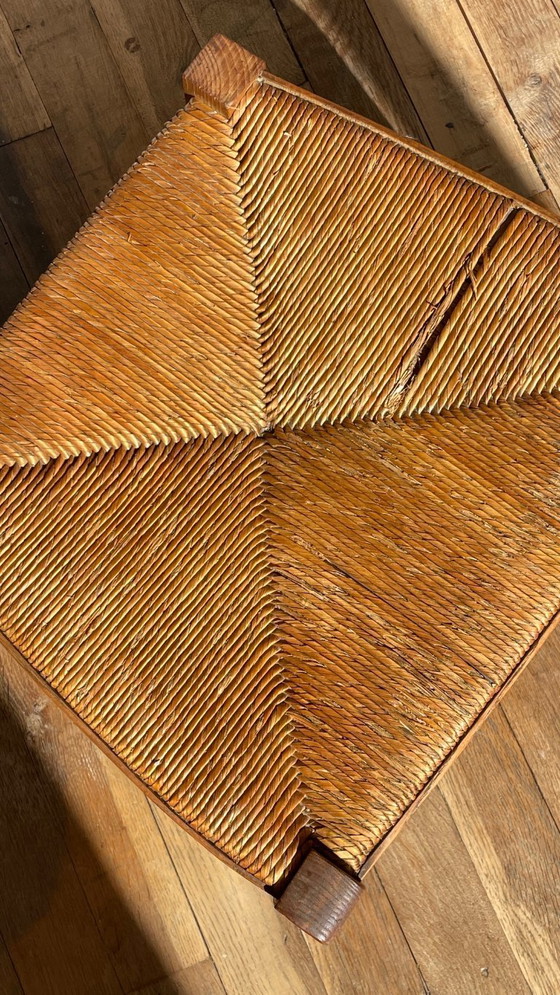 Image 1 of TABOURET Paille Ancien Esprit CAMPAGNE