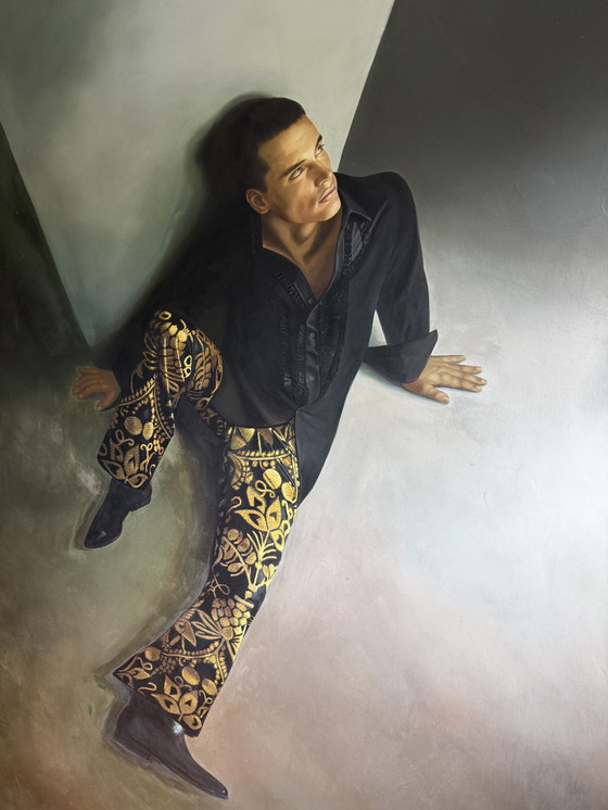 Image 1 of Man with Gucci pant print XL