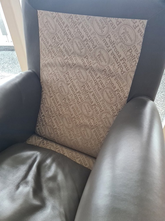 1x Fauteuil Original Poltrona Frau "Dream" – Années 80 – 1er Propriétaire en Excellent État! – Leather (photo 6 of 8)