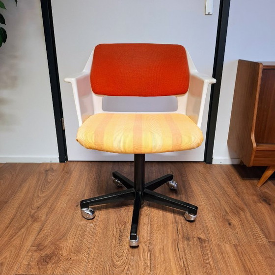 Image 1 of Sedia da ufficio vintage Gispen modello 2712 con rivestimento originale