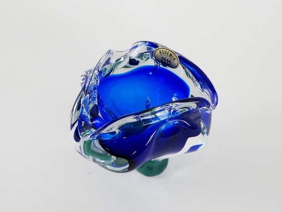 Image 1 of Boheemse kom, Tsjechisch ontwerp, jaren 70, vervaardigd in Tsjechië.