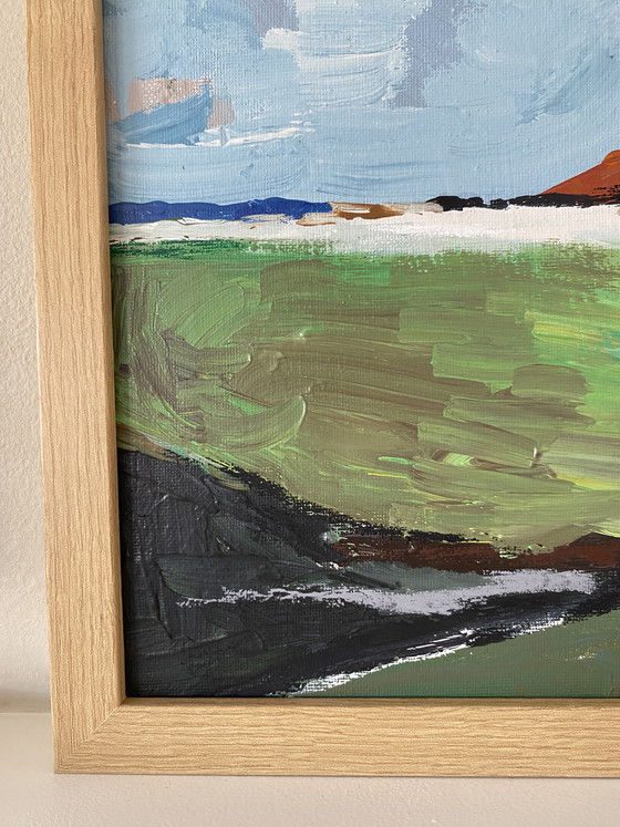 Image 1 of Landscape painting 40x30 cm including frame