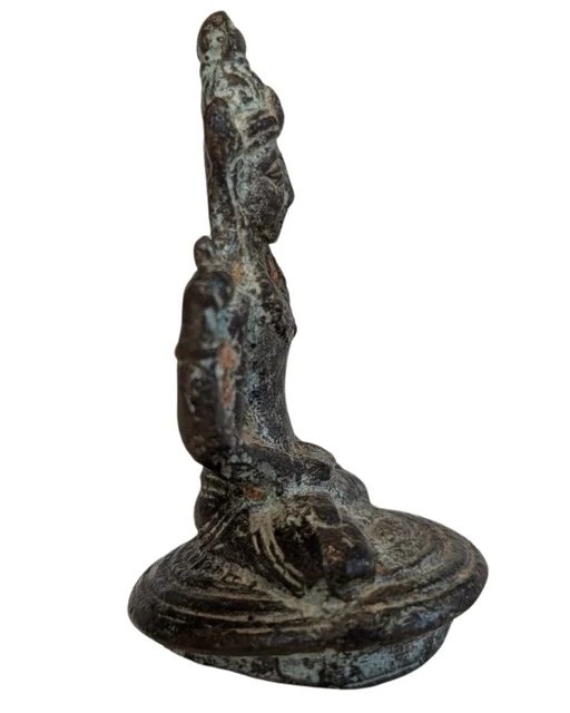 Antigua estatuilla de bronce de Vishnu – Esculturas, Bronze (photo 3 of 7)