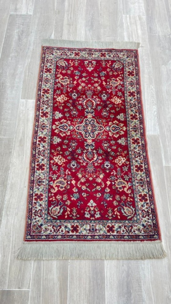 Vintage zacht vloerkleed 79 cm x 165 cm – Decoratieve objecten, Wool, Cotton (photo 5 of 23)