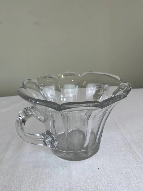Gevormde persglazen schaal – Schalen, Crystal, Glass (photo 2 of 8)