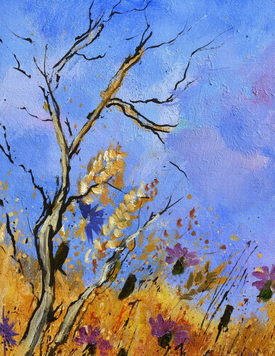 Blue Cornflowers – P. Ledent, Paintings & Drawings, Canvas (photo 2 of 5)