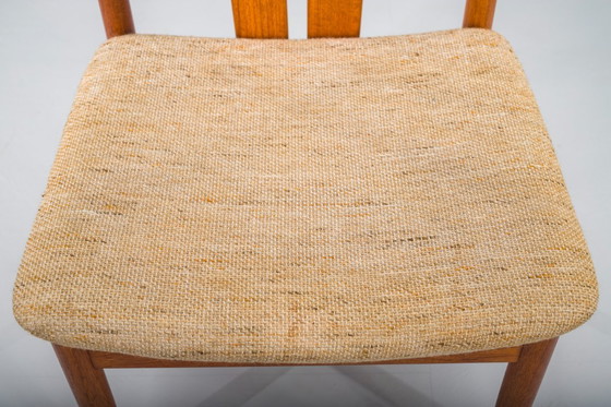 Image 1 of  Mid Century Modern Dänischer Teakholz-Esszimmerstuhl von Henning Sørensen für Vamdrup Stolefabrik, 1960er Jahre