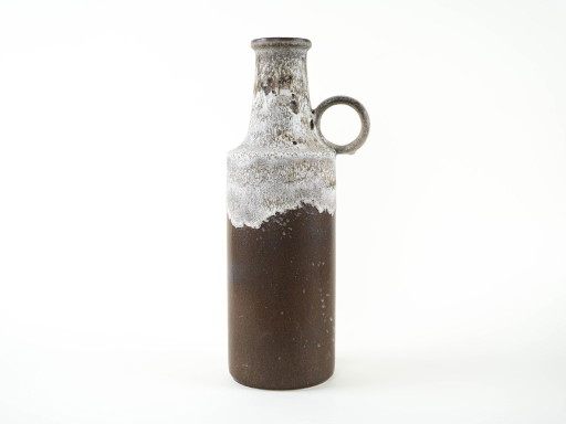 Ceramic vase with a handle, German design, 1960s, made in West Germany
