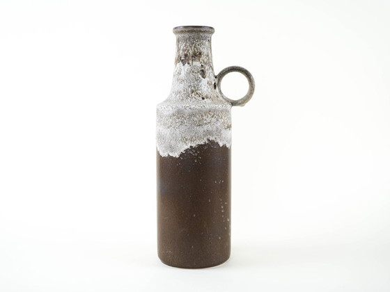 Image 1 of Ceramic vase with a handle, German design, 1960s, made in West Germany