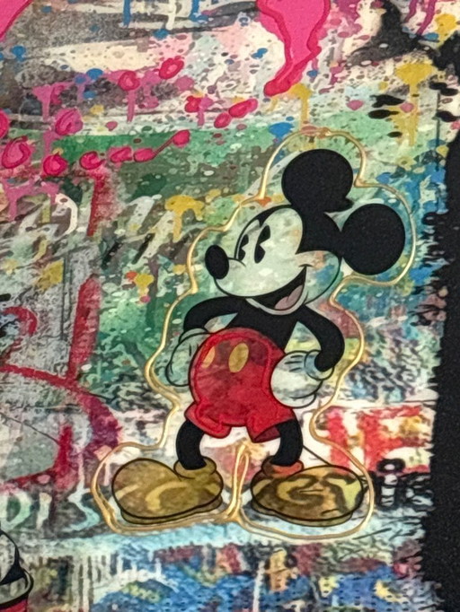 Mickey et Minnie art moderne