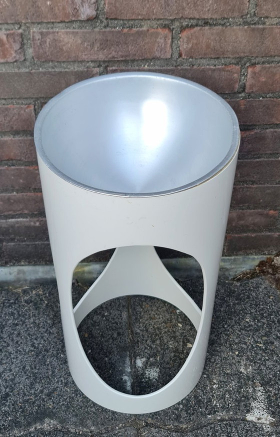 Image 1 of Space Age Ashtray Column Planter Fruit Bowl Unique