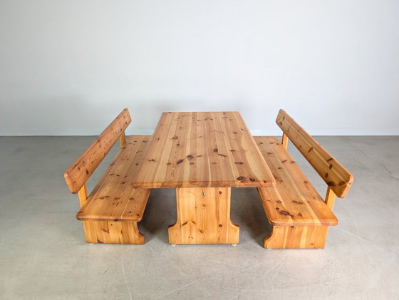 Image 1 of Seating group Karl Andersson and Sner Carl Malmsten 2 benches + table