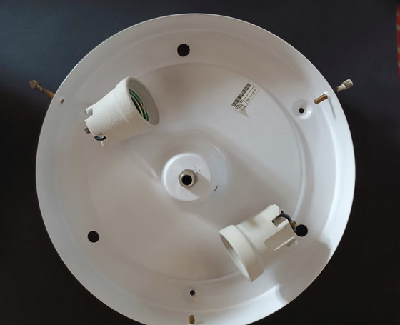 Image 1 of Lámpara de techo EGOLUCE de cristal de Murano con diseño en espiral - Estilo moderno de mediados de siglo 40x40cm Perfecta