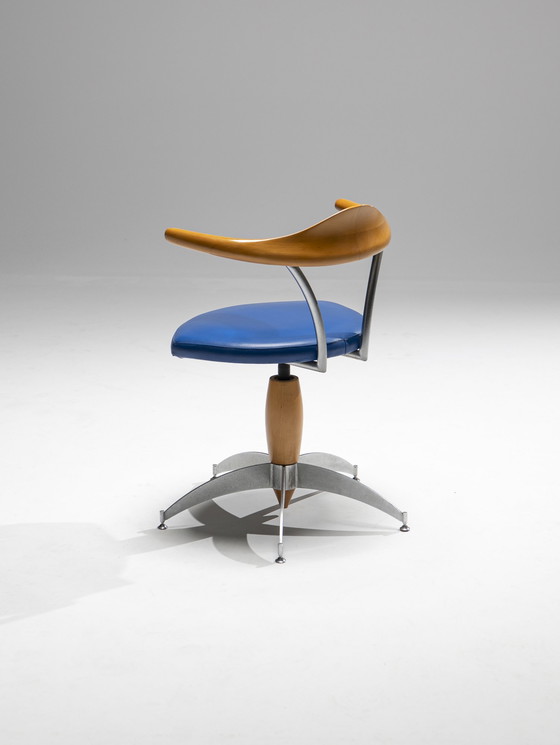 Image 1 of Swivel Chair in Style of Bořek Šípek, Italy, 1980s