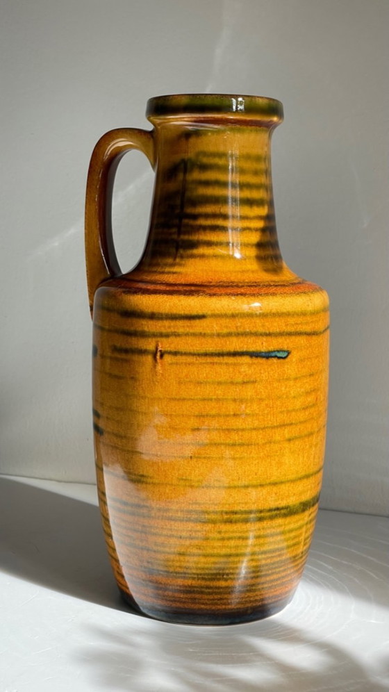 Image 1 of Vintage Amphora Vase - West Germany