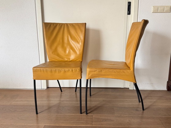 6 chaises Montis modèle Spica – Chaises de salle à manger, Leather (photo 5 of 5)