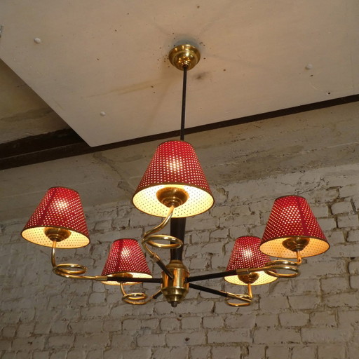 Lampadario Mid-Century, Francia, anni '50