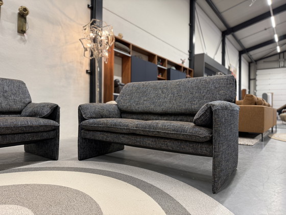 Image 1 of 2 Leolux Bora Beta Sofa 3- und 2-Sitzer Ruvido-Stoff