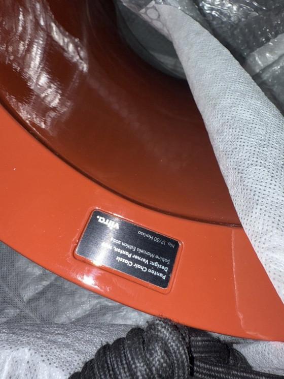 Image 1 of 3x NIEUWE Vitra Panton Stoel Classic Limited Edition Sabine Marcelis 2024