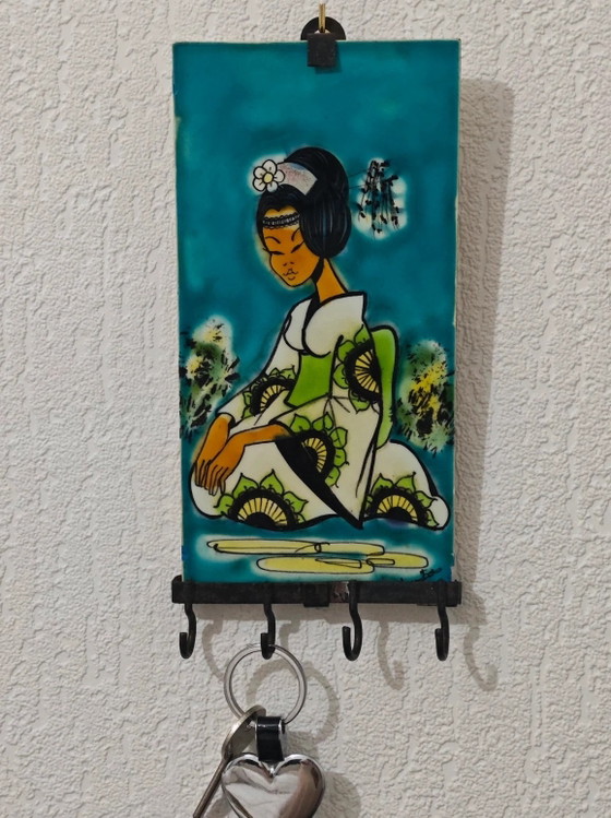 Portachiavi vintage in ceramica Aubagne – Proceram Choutos, Decorazioni murali (photo 5 of 13)